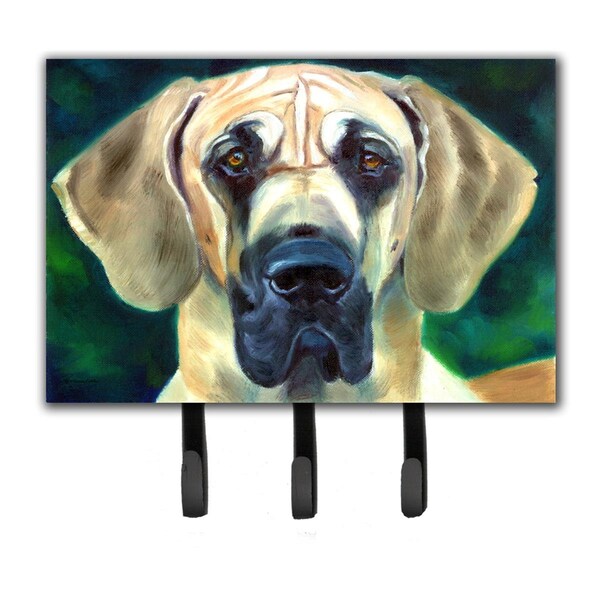 Jensendistributionservices Great Dane Lookin at You Leash or Key Holder - MI2087975