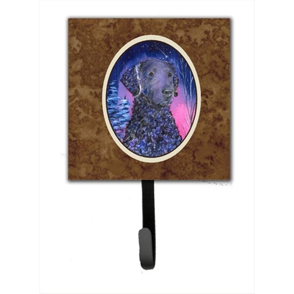 Jensendistributionservices Starry Night Curly Coated Retriever Leash Holder Or Key Hook - MI1655533