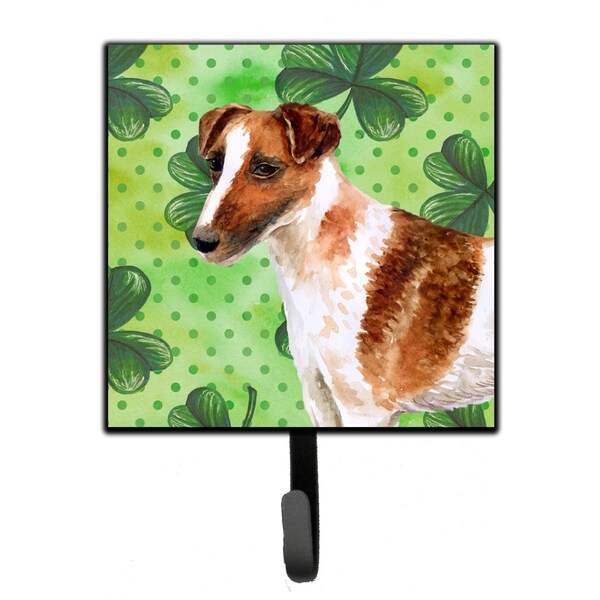 Carolines Treasures Smooth Fox Terrier St.Patricks Leash or Key Holder - BB9821SH4