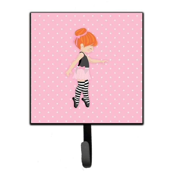 Carolines Treasures Ballerina Red Head Releve Leash or Key Holder - BB5168SH4