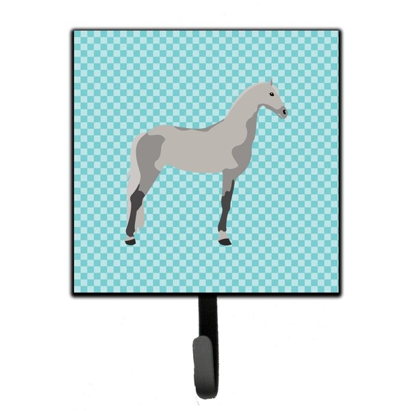 Carolines Treasures Orlov Trotter Horse Blue Check Leash or Key Holder - BB8082SH4