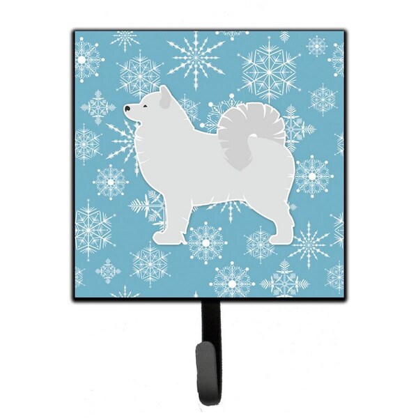Carolines Treasures Winter Snowflake Samoyed Leash or Key Holder - BB3559SH4