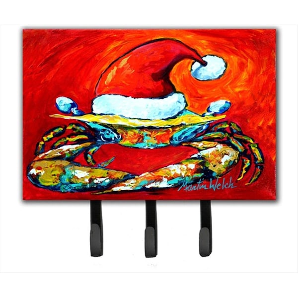 Micasa Crab In Santa Hat Santa Claws Leash Or Key Holder - MI951226