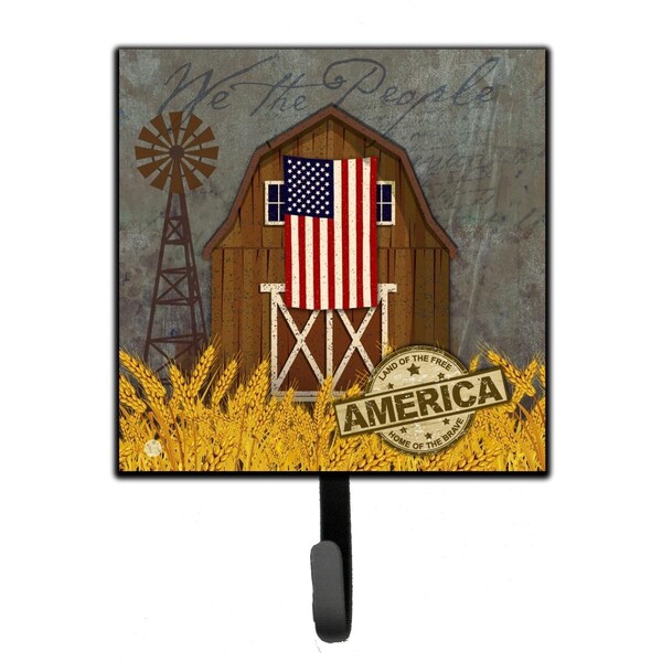 Jensendistributionservices Patriotic Barn Land of America Leash or Key Holder - MI2087475