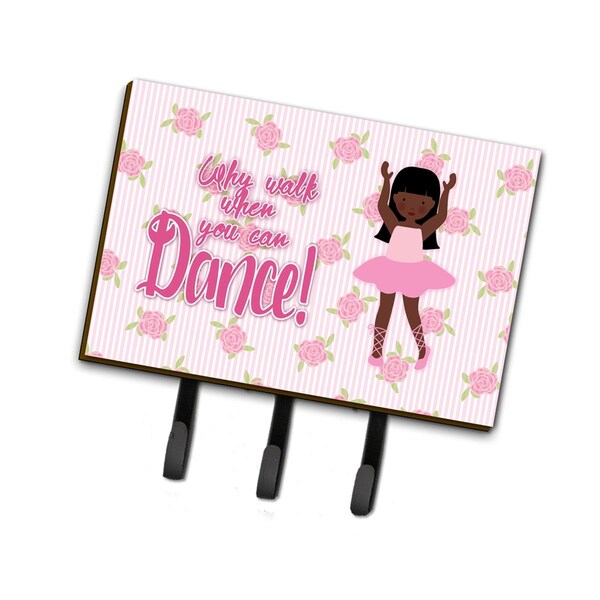 Carolines Treasures Ballet Long Hair African American Leash or Key Holder - BB5389TH68