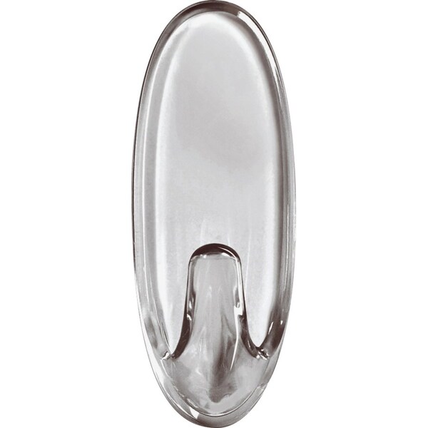 Command Medium Hooks, w/Adhesive Strips, 12/PK, Clear PK - MMM17091CLR6ES