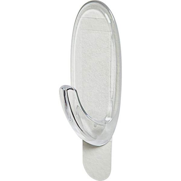 Command Medium Hooks, w/Adhesive Strips, 12/PK, Clear PK - MMM17091CLR6ES