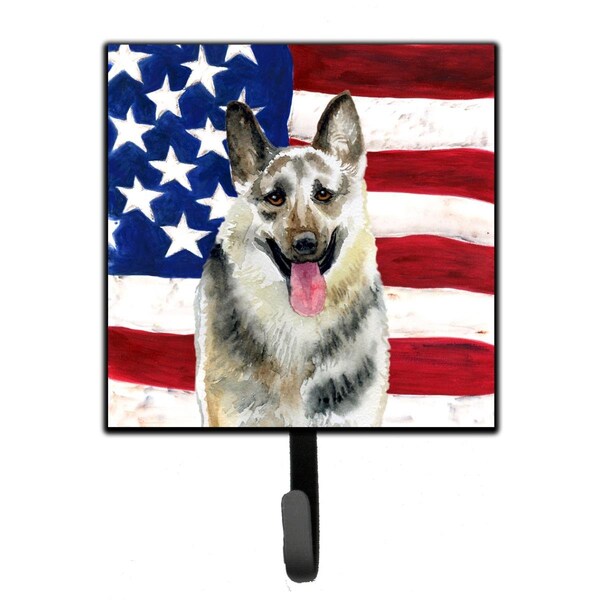 Carolines Treasures East-European Shepherd Patriotic Leash or Key Holder - BB9649SH4