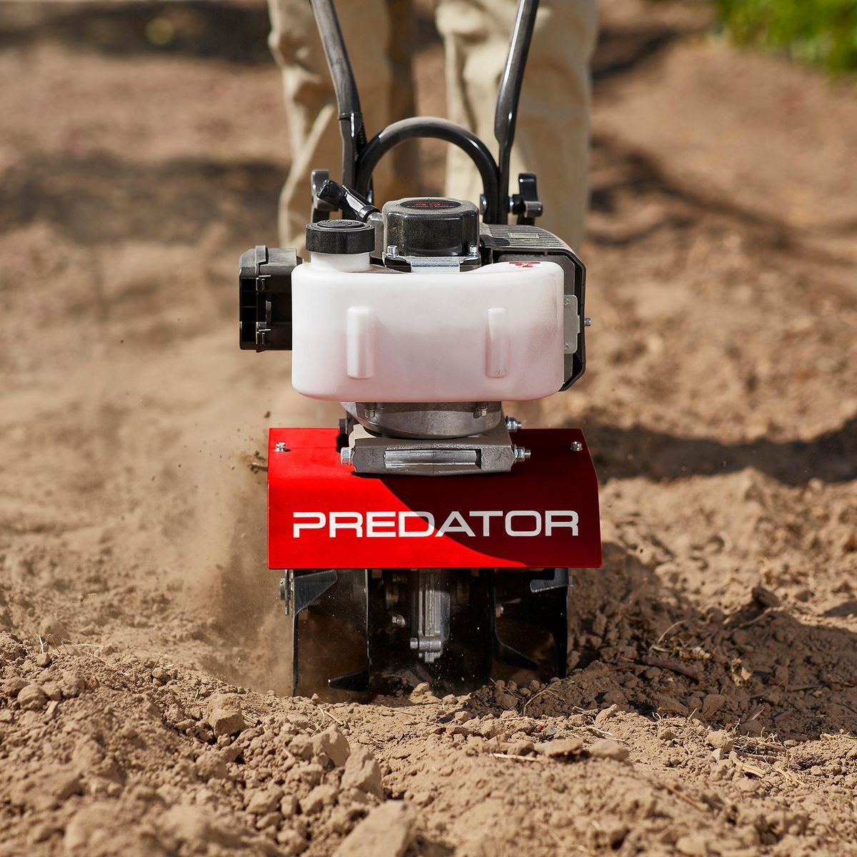 Cultivador de gasolina de 9 pulgadas y 43 cc de 2 tiempos Predator - 58169