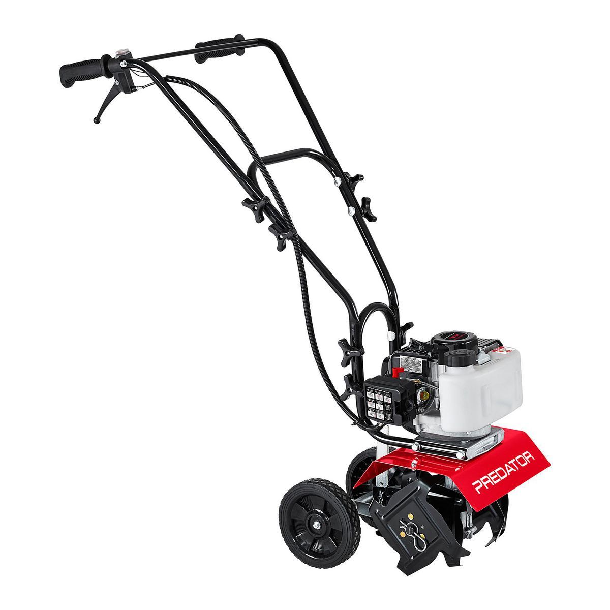 Cultivador de gasolina de 9 pulgadas y 43 cc de 2 tiempos Predator - 58169