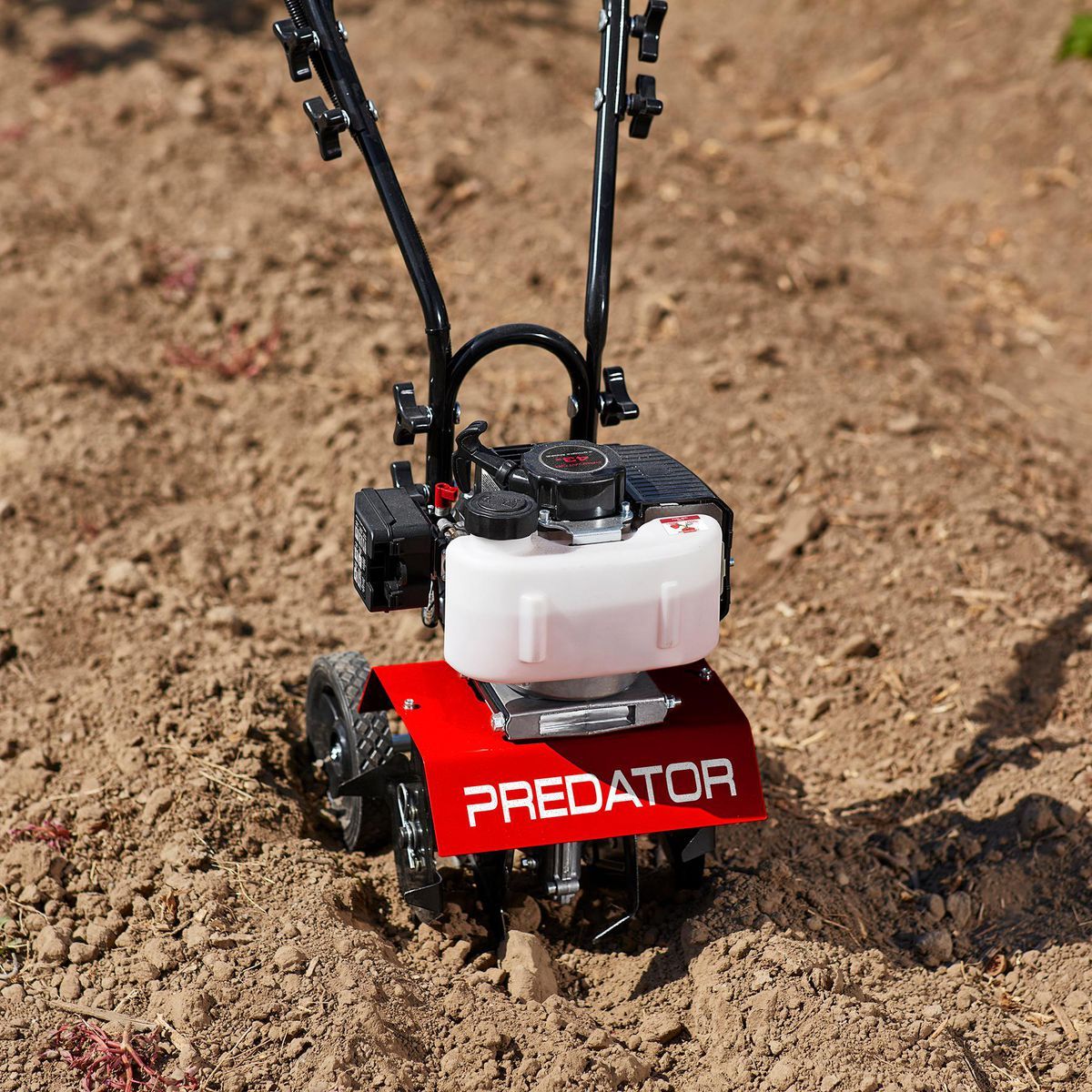 Cultivador de gasolina de 9 pulgadas y 43 cc de 2 tiempos Predator - 58169