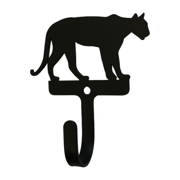 Village Wrought Iron Village Wrought Iron WH-341-S Mountain Lion Wall Hook; Small - WH-341-S