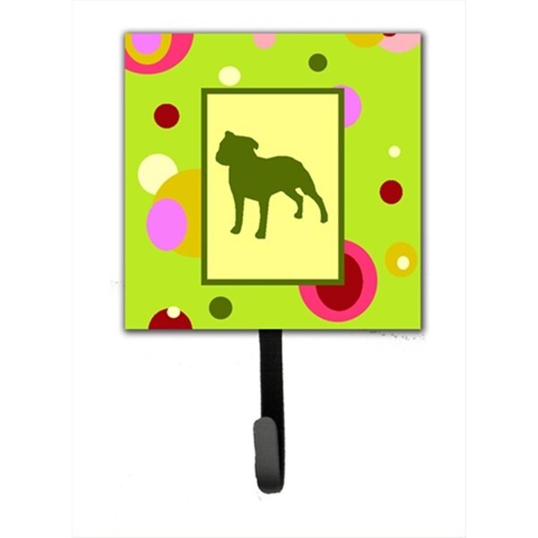 Micasa 4.25 x 6 in. Staffie Leash Or Key Hook - MI718760