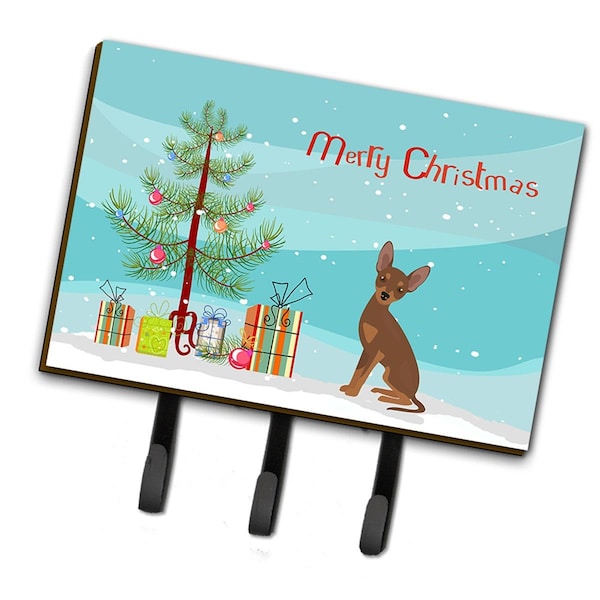 Carolines Treasures Brown Prague Ratter Christmas Tree Leash or Key Holder - CK3508TH68