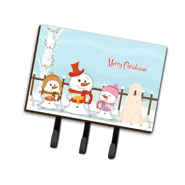 Carolines Treasures Merry Christmas Carolers South Russian Sheepdog Leash or Key Holder - BB2355TH68
