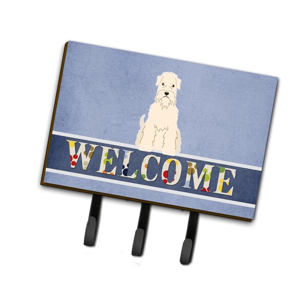 Carolines Treasures Soft Coated Wheaten Terrier Welcome Leash or Key Holder - BB5642TH68