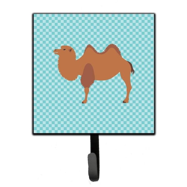 Carolines Treasures Bactrian Camel Blue Check Leash or Key Holder - BB7992SH4