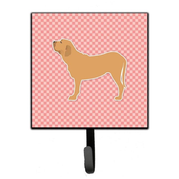 Micasa Fila Brasileiro Checkerboard Pink Leash or Key Holder - MI626910