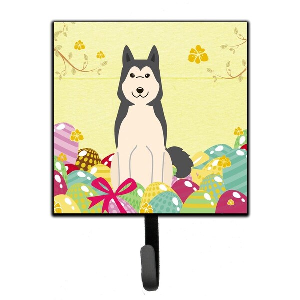 Jensendistributionservices Easter Eggs West Siberian Laika Spitz Leash or Key Holder - MI1716479