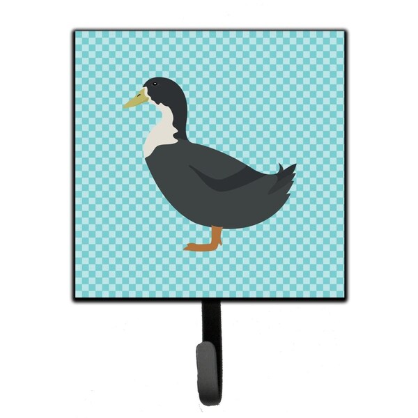 Carolines Treasures Blue Swedish Duck Blue Check Leash or Key Holder - BB8036SH4