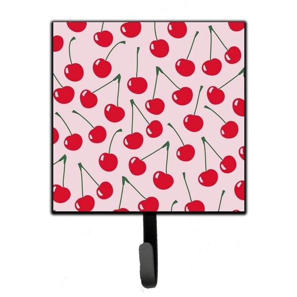 Carolines Treasures Cherries on Pink Leash or Key Holder - BB5139SH4