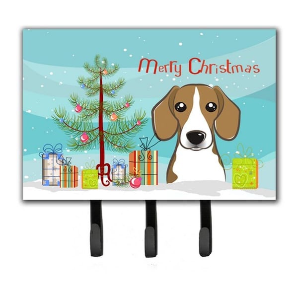 Jensendistributionservices Christmas Tree & Beagle Leash or Key Holder - MI1719504