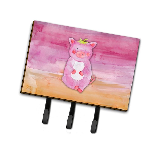 Jensendistributionservices Pig Watercolor Leash or Key Holder - MI2102432