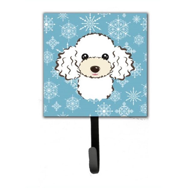 Jensendistributionservices Snowflake White Poodle Leash & Key Holder - MI1659509