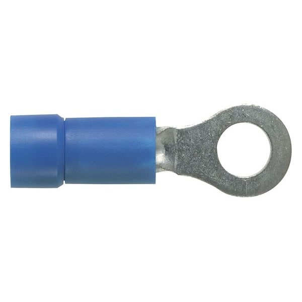 Terminal de anillo de vinilo de calibre 16-14 AWG para perno #10, paquete de 1000 - PV14-10R-M