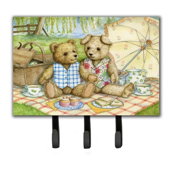 Jensendistributionservices Summertime Teddy Bears Picnic Leash or Key Holder - MI2088706