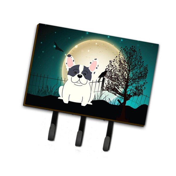 Carolines Treasures Halloween Scary French Bulldog Piebald Leash or Key Holder - BB2201TH68
