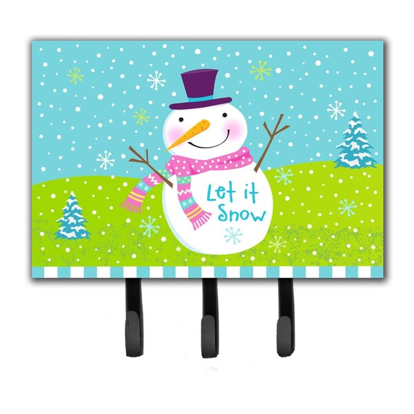 Carolines Treasures Christmas Snowman Let it Snow Leash or Key Holder - VHA3017TH68