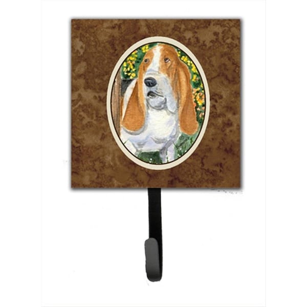 Jensendistributionservices 4.25 x 6 in. Basset Hound Leash Or Key Hook - MI1656084