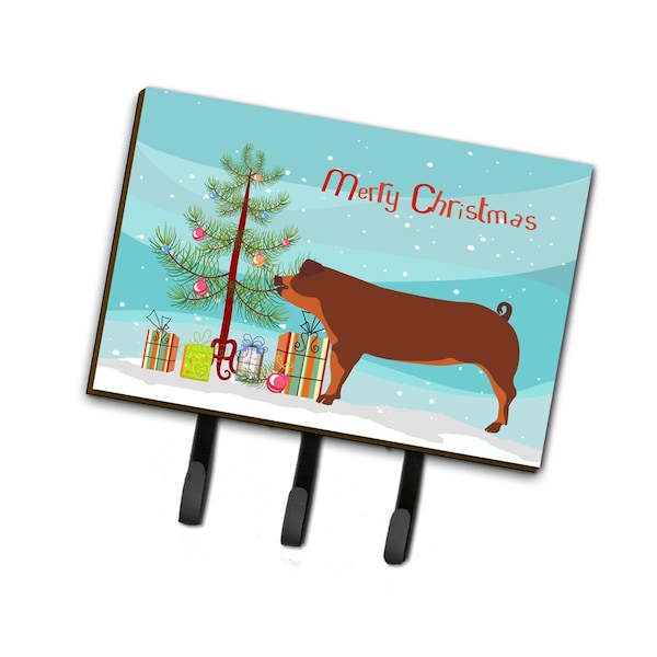 Carolines Treasures Duroc Pig Christmas Leash or Key Holder - BB9309TH68