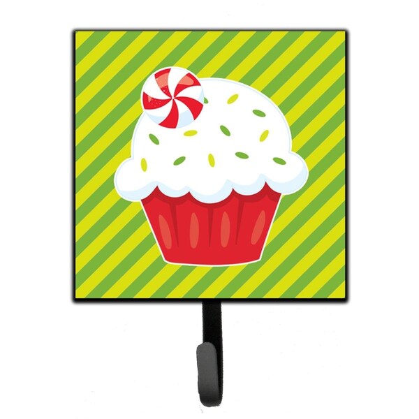 Carolines Treasures Christmas Pepermint Cupcake Leash or Key Holder - BB6819SH4