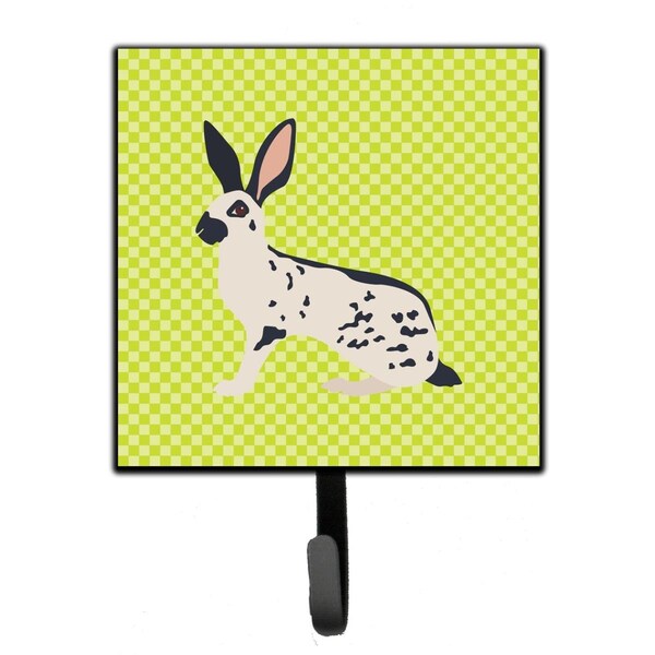 Carolines Treasures English Spot Rabbit Green Leash or Key Holder - BB7787SH4