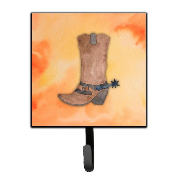 Carolines Treasures Cowboy Boot Watercolor Leash or Key Holder - BB7371SH4