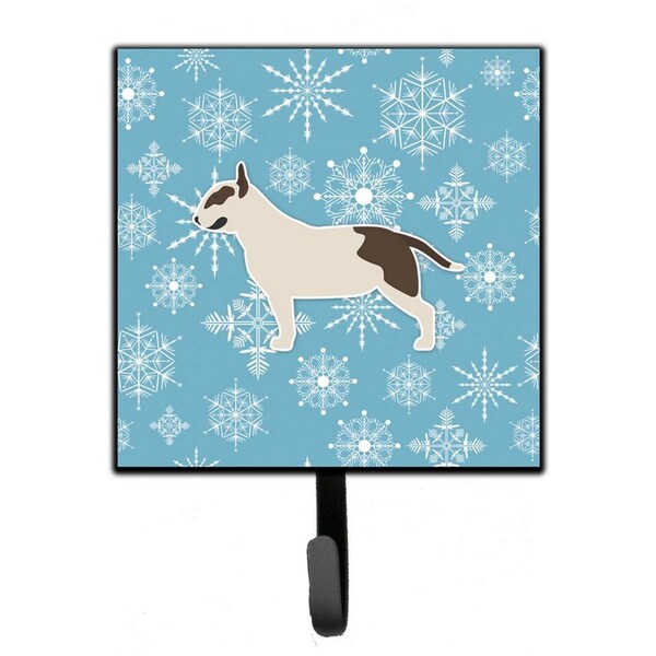 Micasa Winter Snowflake Bull Terrier Leash or Key Holder - MI224829