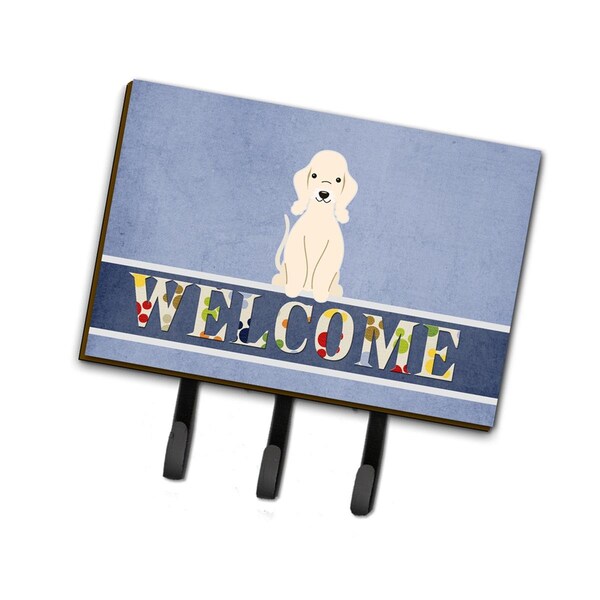 Carolines Treasures Bedlington Terrier Sandy Welcome Leash or Key Holder - BB5672TH68