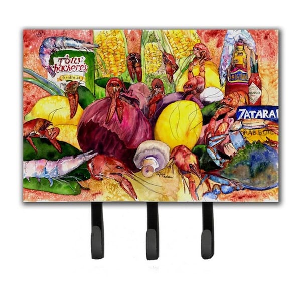 Jensendistributionservices Crawfish With Spices And Corn Leash & Key Holder - MI1725095