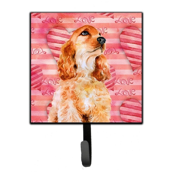 Carolines Treasures Cocker Spaniel Love Leash or Key Holder - BB9793SH4