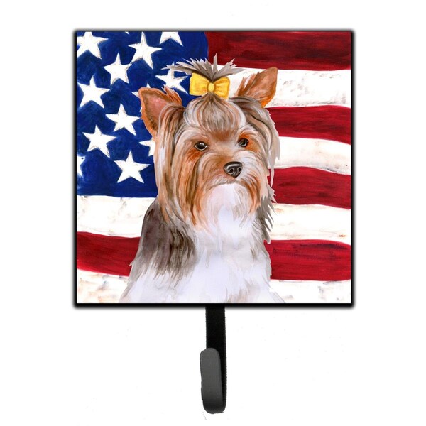 Jensendistributionservices Yorkshire Terrier No 2 Patriotic Leash or Key Holder - MI1654292