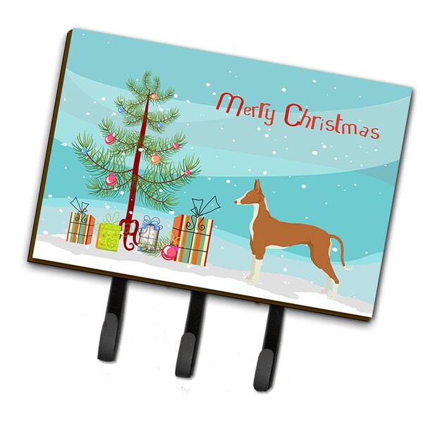 Carolines Treasures Ibizan Hound Christmas Tree Leash or Key Holder - CK3545TH68