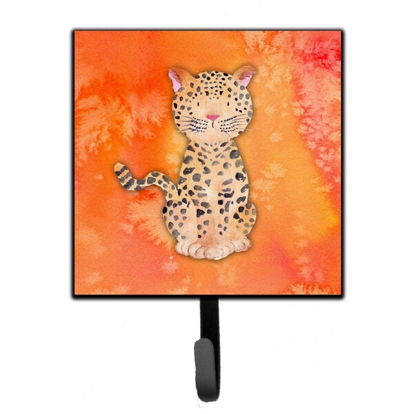 Carolines Treasures Leopard Watercolor Leash or Key Holder - BB7396SH4