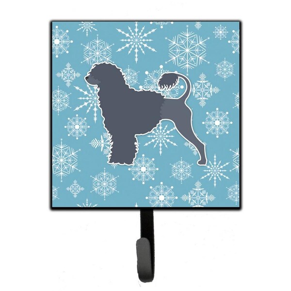 Carolines Treasures Winter Snowflake Portuguese Water Dog Leash or Key Holder - BB3568SH4