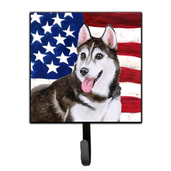 Jensendistributionservices Siberian Husky No 2 Patriotic Leash or Key Holder - MI1654864