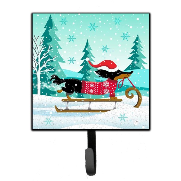 Jensendistributionservices Merry Christmas Dachshund Leash or Key Holder - MI1714368