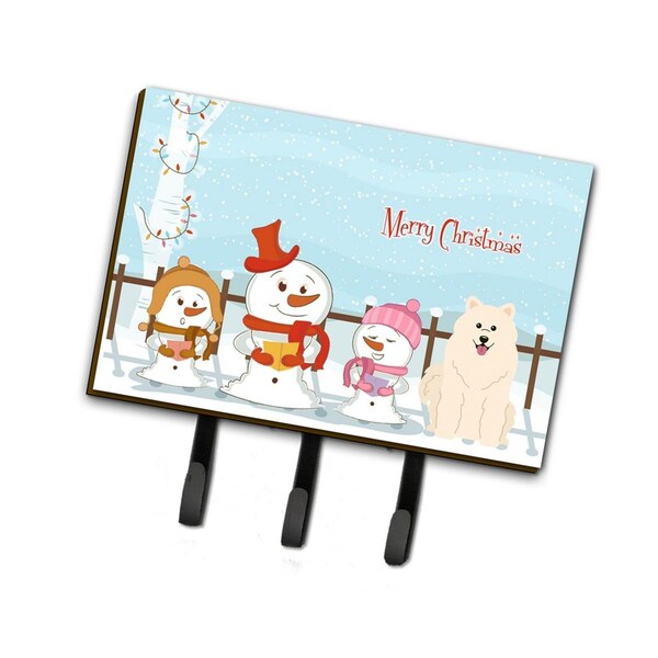 Carolines Treasures Merry Christmas Carolers Samoyed Leash or Key Holder - BB2361TH68