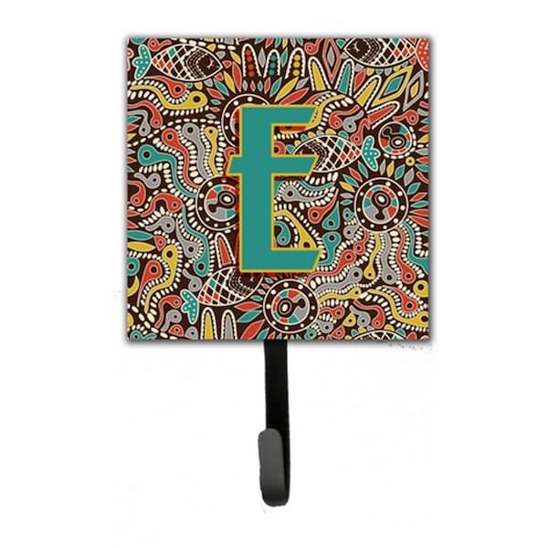 Jensendistributionservices Letter E Retro Tribal Alphabet Initial Leash & Key Holder - MI1660380