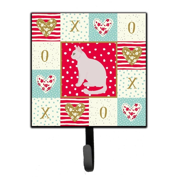 Carolines Treasures 4.25 x 1 x 7 in. Burmilla No.2 Cat Love Leash or Key Holder - CK5750SH4